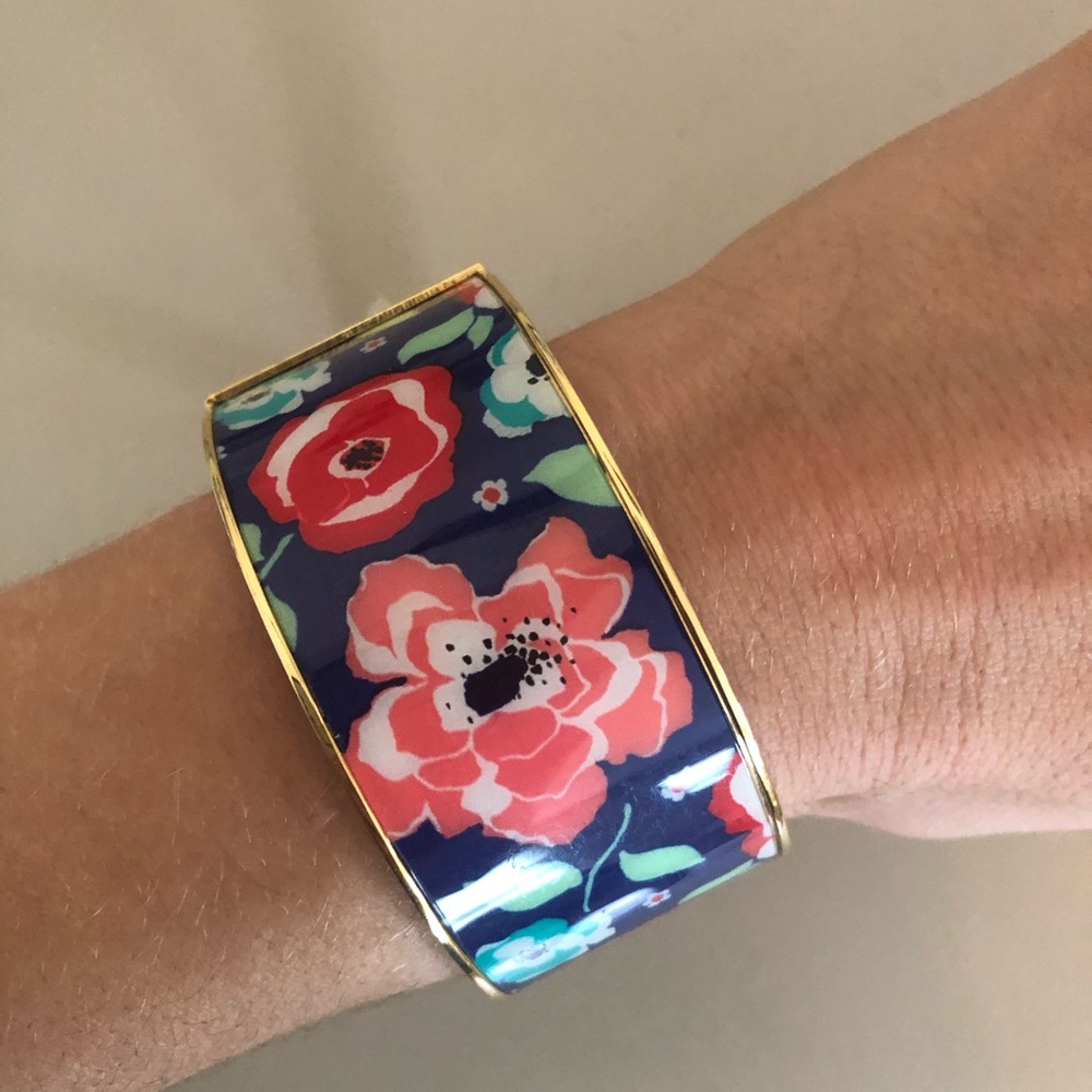Kate Spade Spring Blooms Blue Bangle